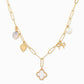 Clover Multi Charm Necklace
