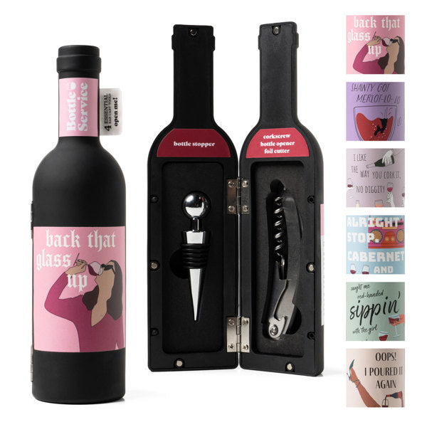 Bottle Service Wine Accessory Kit