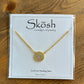 Round Paved Neckalce