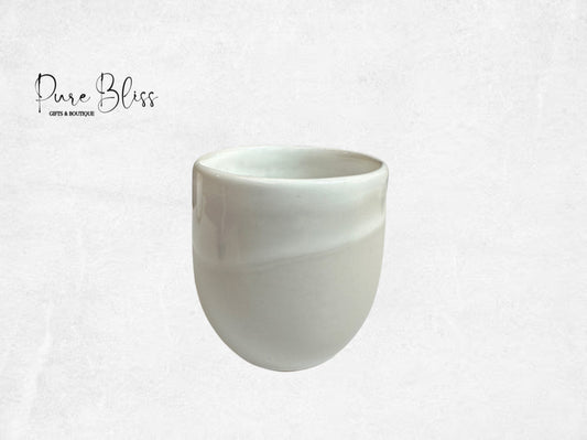 Stemless Pottery Simply White