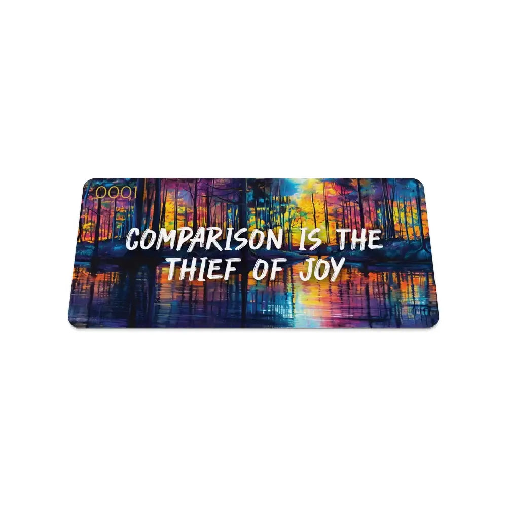Inspirational Bracelet - Comparison Is The Thief Of Joy