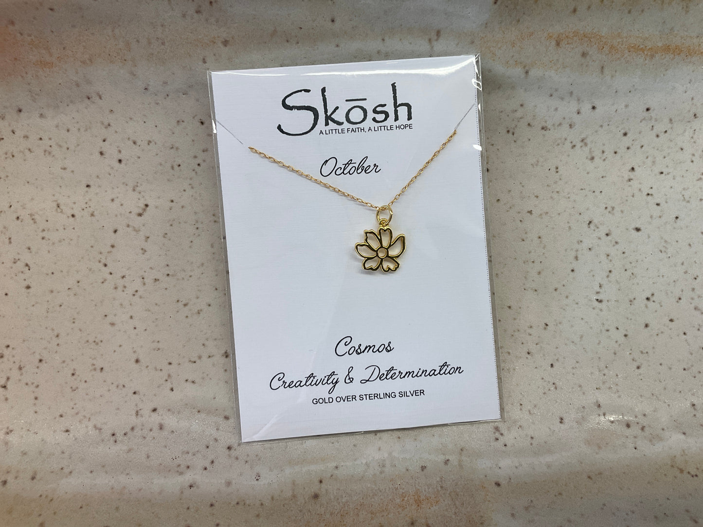 Flower Birth Month Necklaces