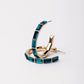 Teal Medium Hoop