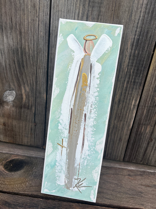 Mint Angel Canvas