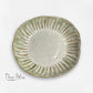 Crimped Serving Bowl Pottery Matcha