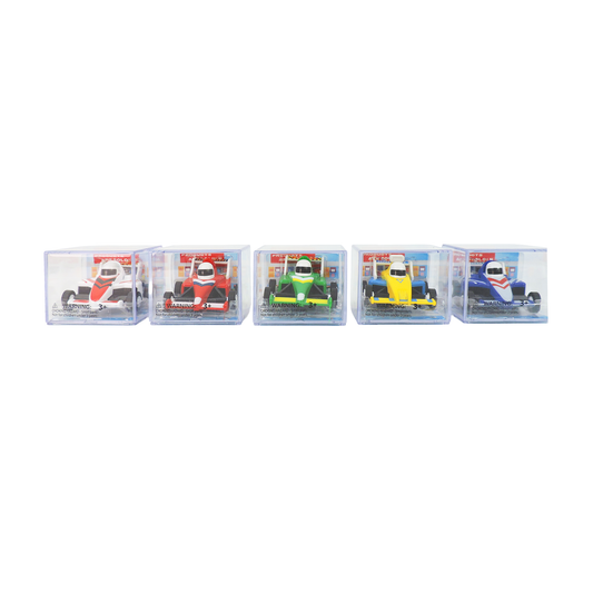 Alloy Alley Diecast Pull-Back Racing Car in Clear Box