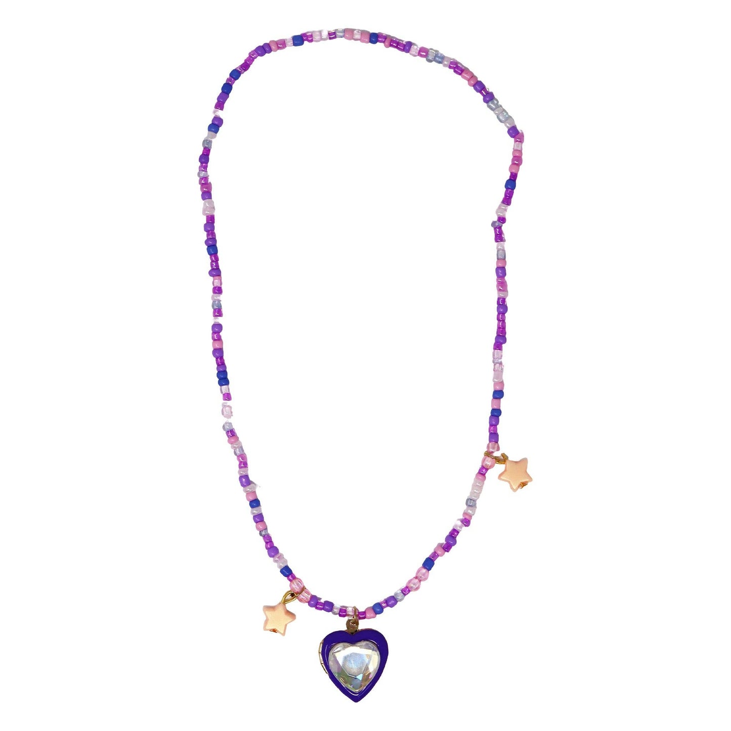 BFF Sparkle Heart Bestie Necklace Set
