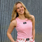 LIGHT PINK LULU MAC SOLID TANK TOPS