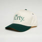 Embroidered Cap - Dirty (Martini) - Green/Beige