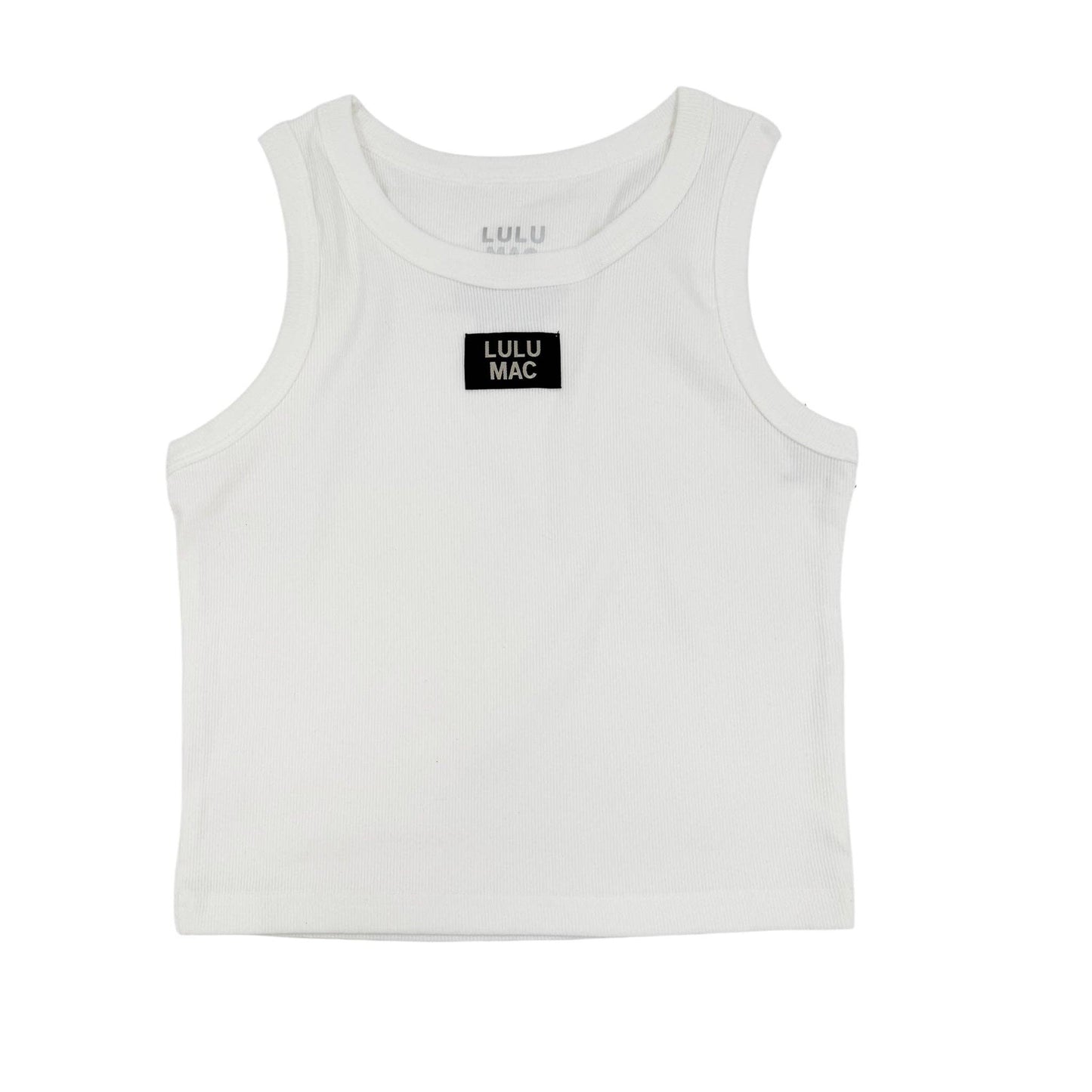 LULU MAC SOLID TANK TOPS : WHITE
