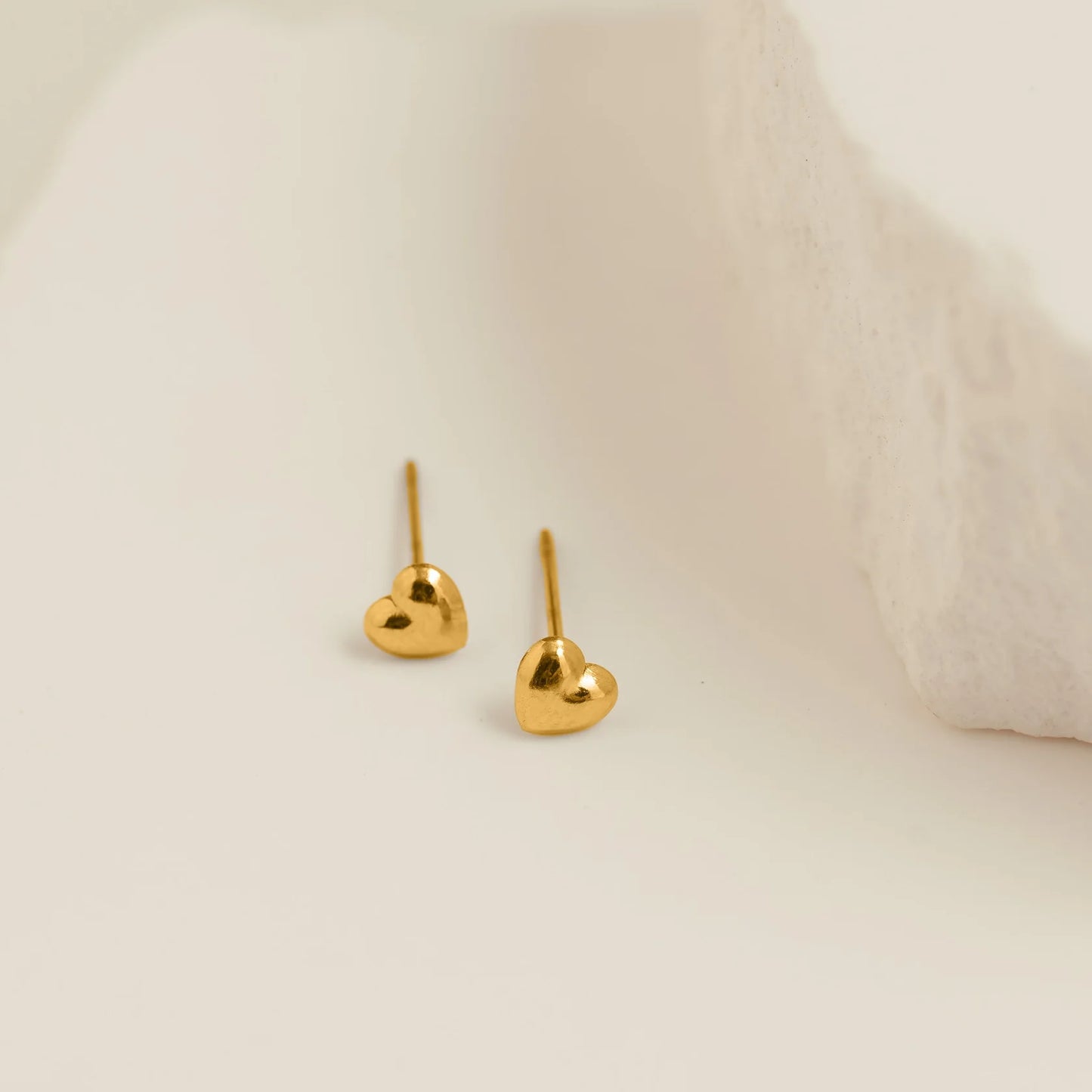 Gold Heart Stud