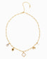 Clover Multi Charm Necklace
