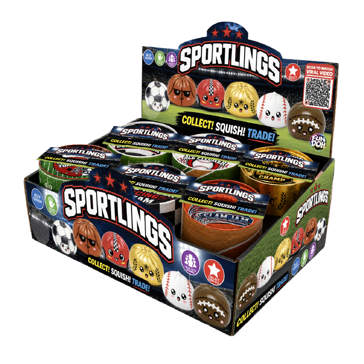 Sports Dumpling Squishy Fidget Toy