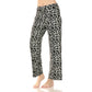 Black & Grey Leopard Print PJ Pants