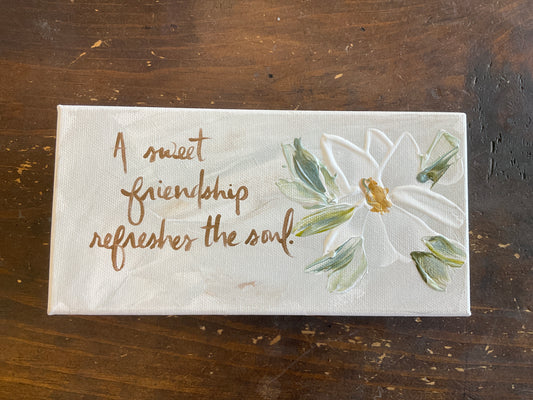 Sweet Friendship Canvas