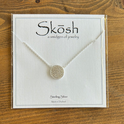 Round Paved Neckalce