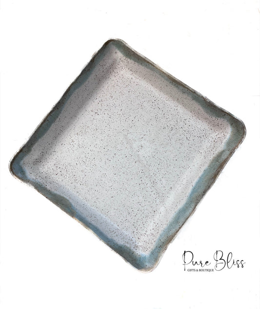 Brunch Tray Pottery - Hydrangea