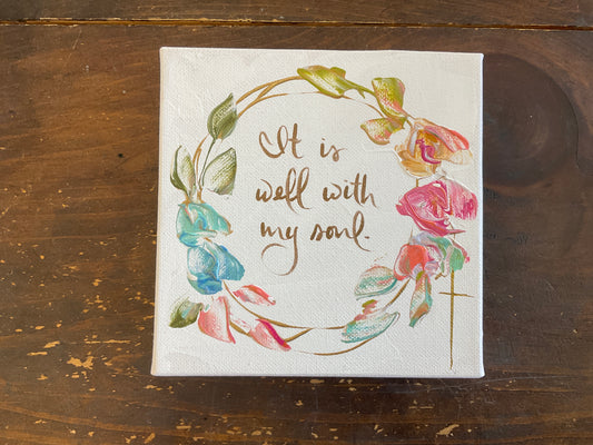 It Is Well With My Soul Canvas