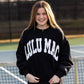 Lulu Mac Sweatshirt Black/White