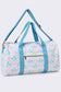 Women Bow Print Canvas Travel Bag