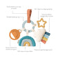 Bitzy Busy Ring Teething Activity Toy: Rainbow