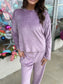 Lavender Luxe Lounge Long Sleeve Top