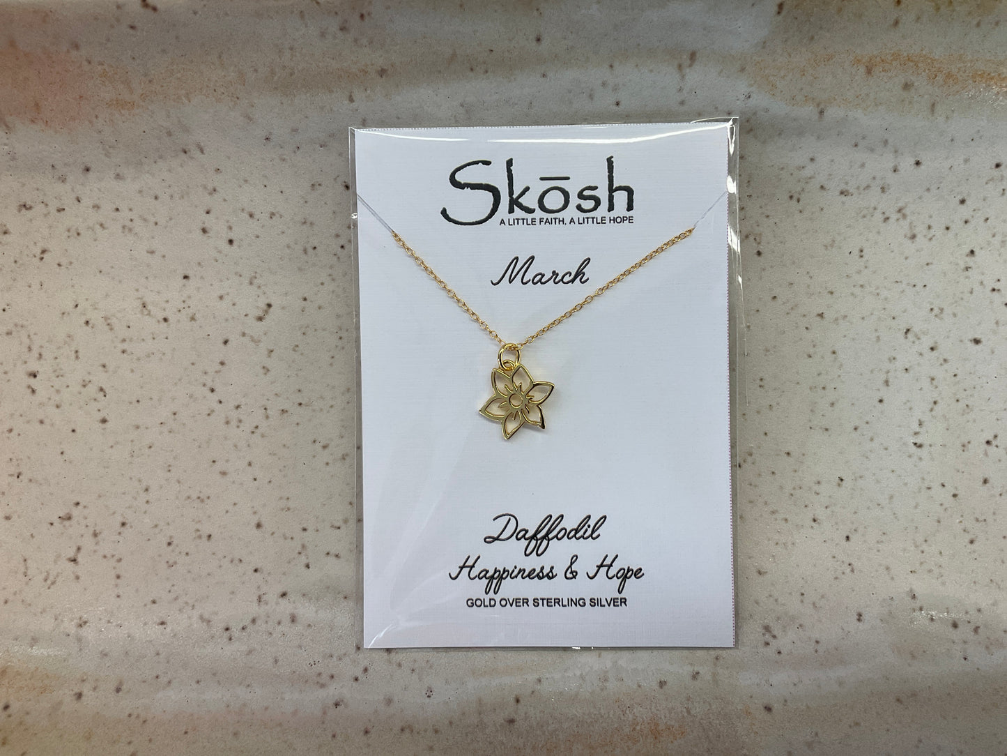Flower Birth Month Necklaces
