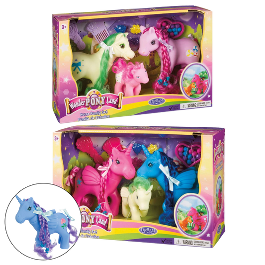 Toysmith Wonder Pony Land Horse & Family Set