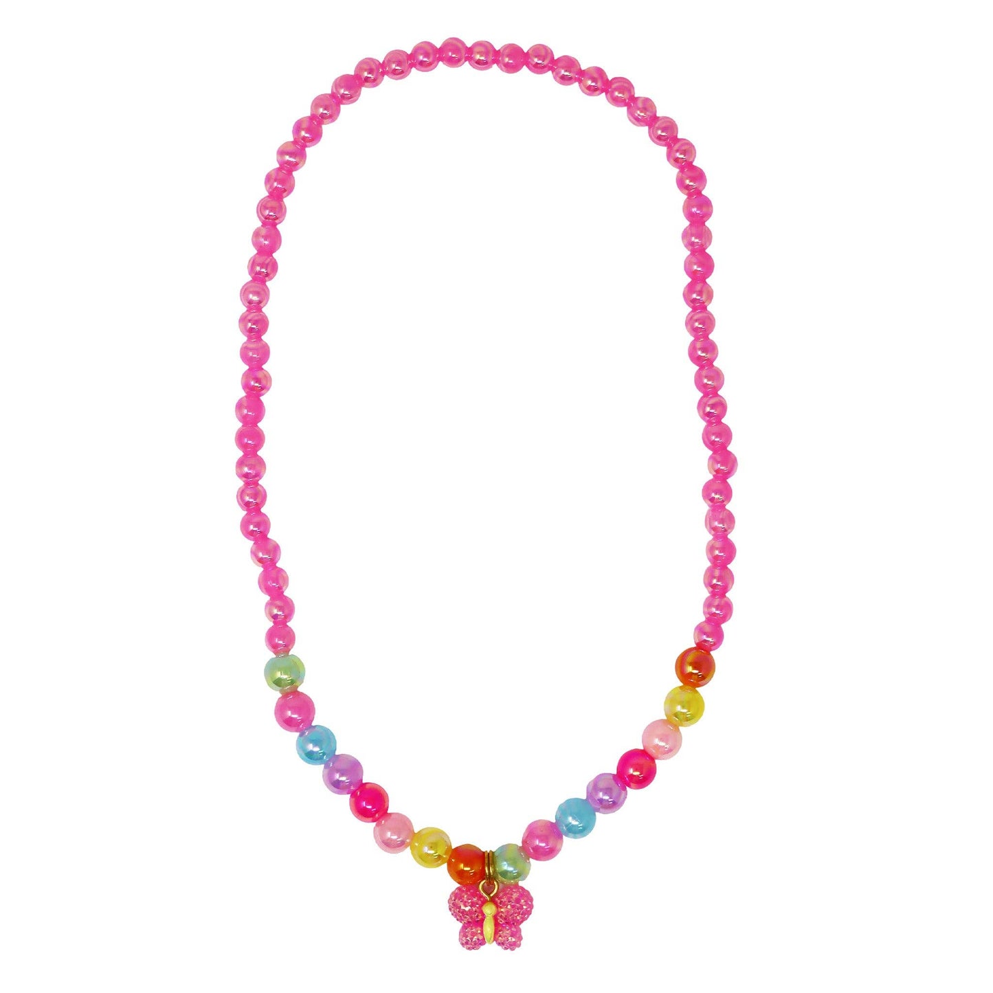 Sparkle Butterfly Necklace & Bracelet Set