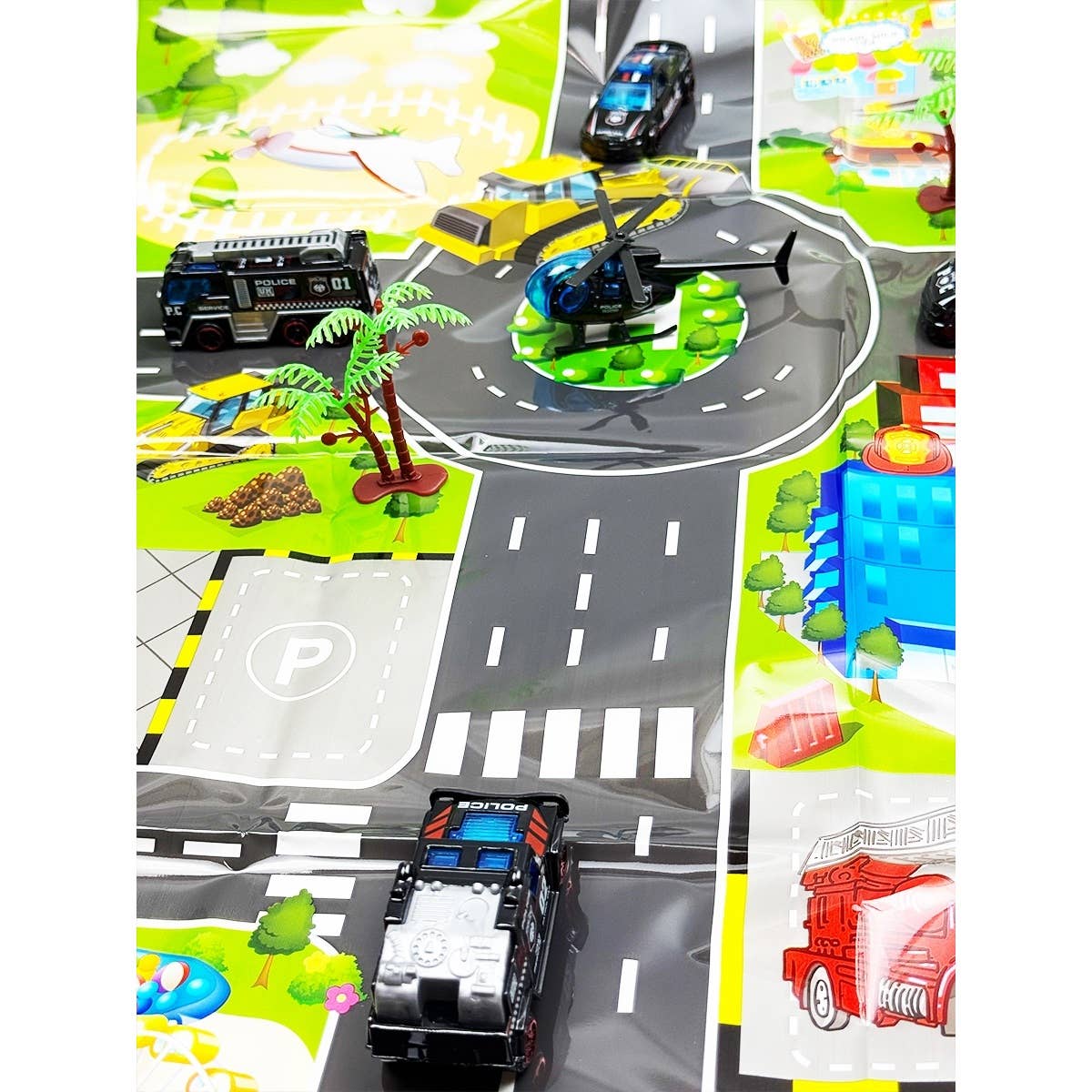 Kids Metal Alloy Police  Cars Series Toys
