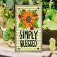 Simply Blessed Driftwood Happy Block