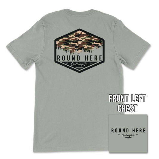 'Round Here Bay Old School Camo Tee