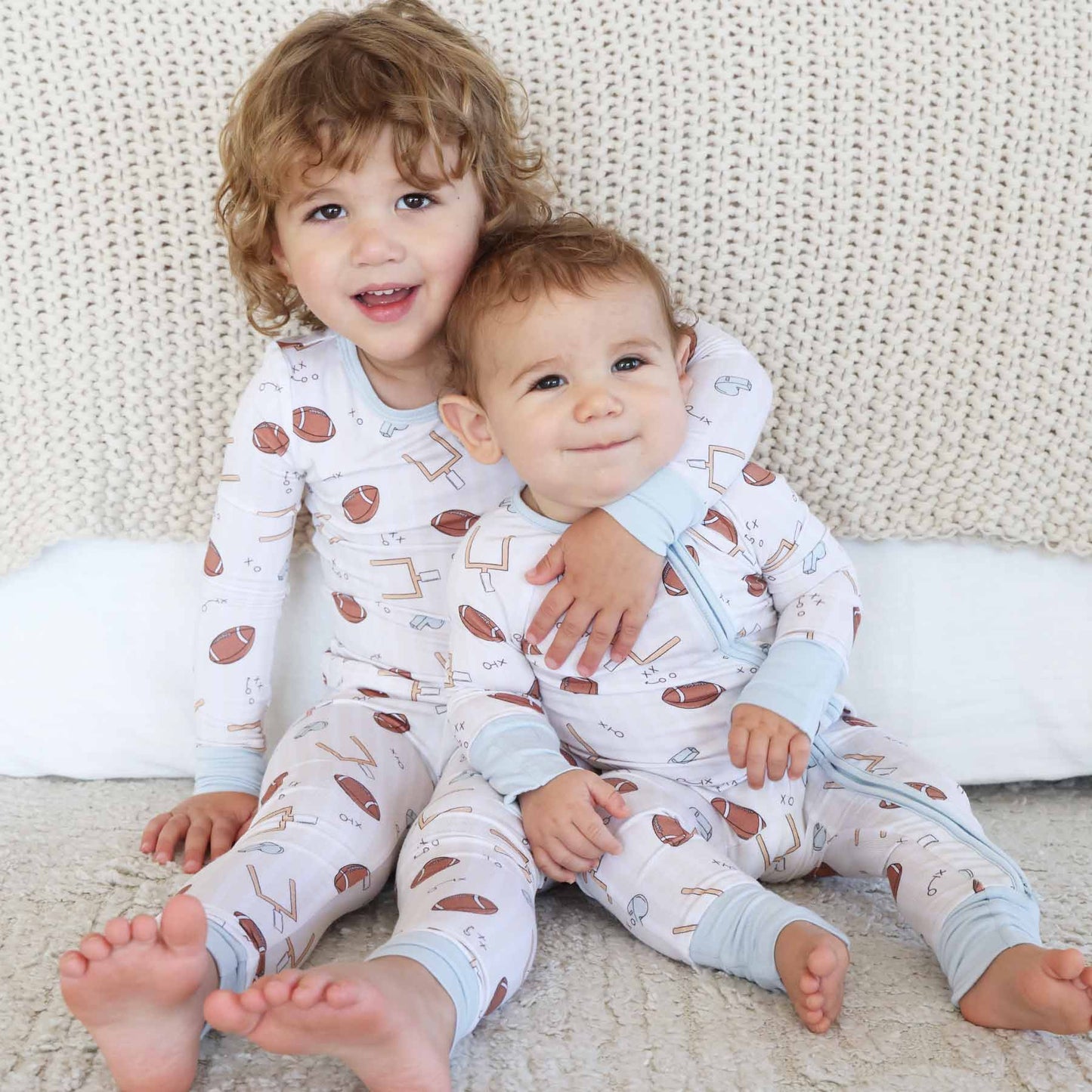 Tiny Touchdowns Convertible Zip Romper