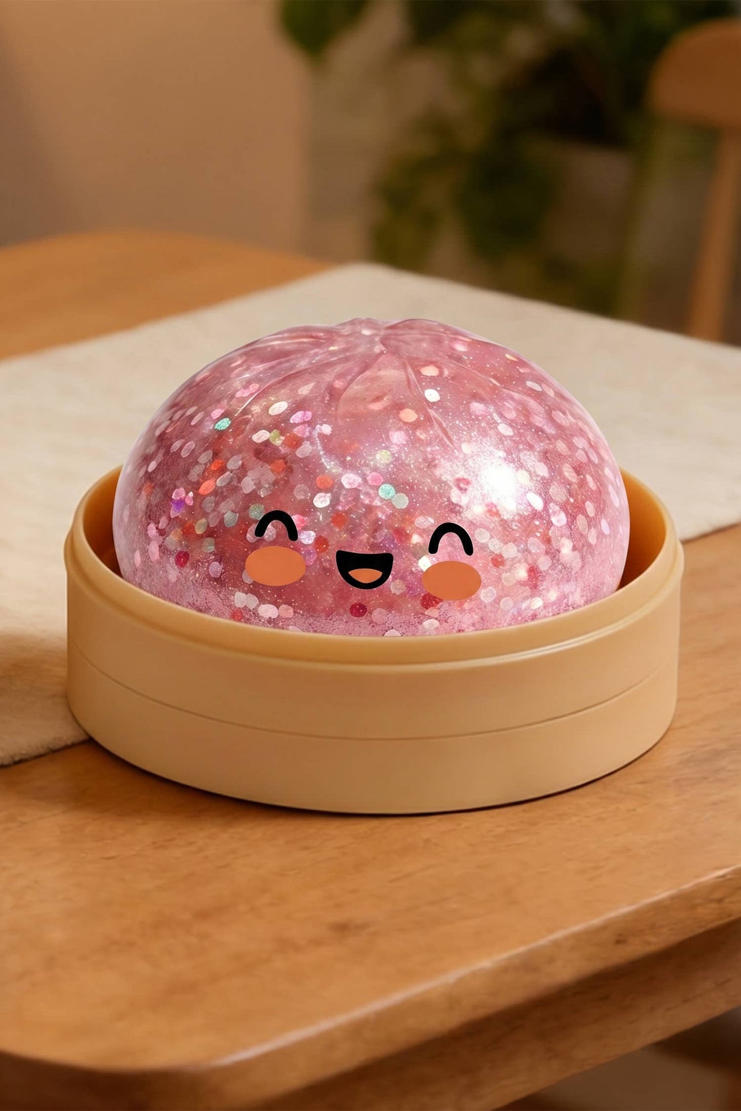 Slow Rise Relieve Pressure Mystery Duck Dumpling Squishy Toy: Blossom Steamed Bun Dumplings / ONE SIZE