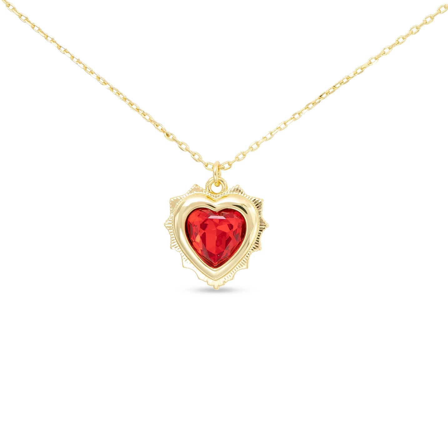 Birthstone Heart Necklaces