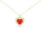 Birthstone Heart Necklaces