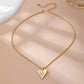 Gold-Tone Heart Pendant Necklace | GOLD