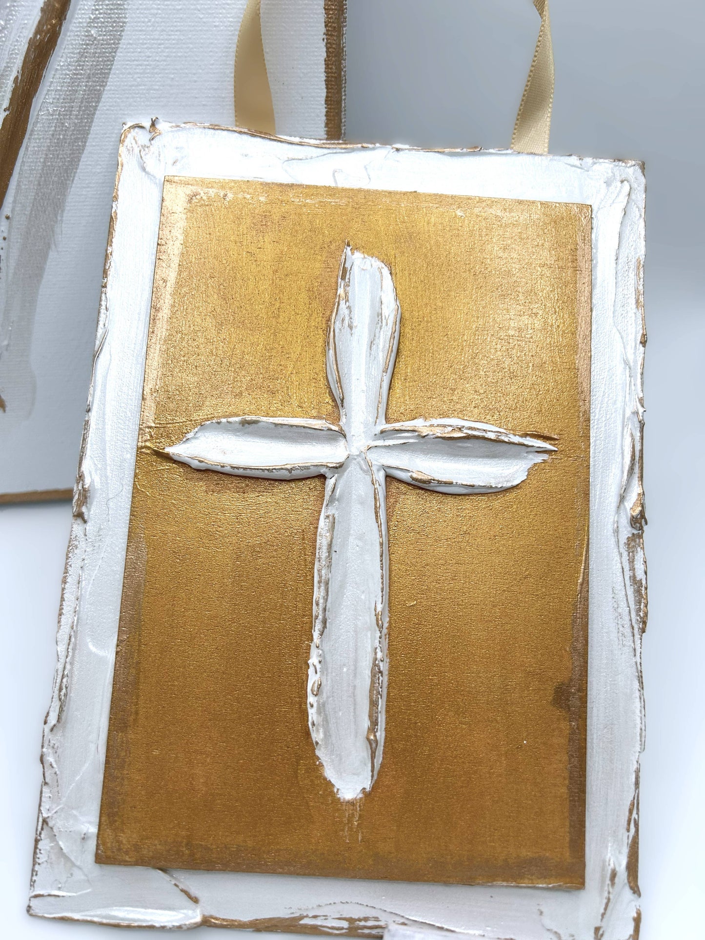 Gold Cross panel | Valentine Easter love wedding mother's