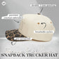 Embroidered Cap: Mommin - Leopard/Beige