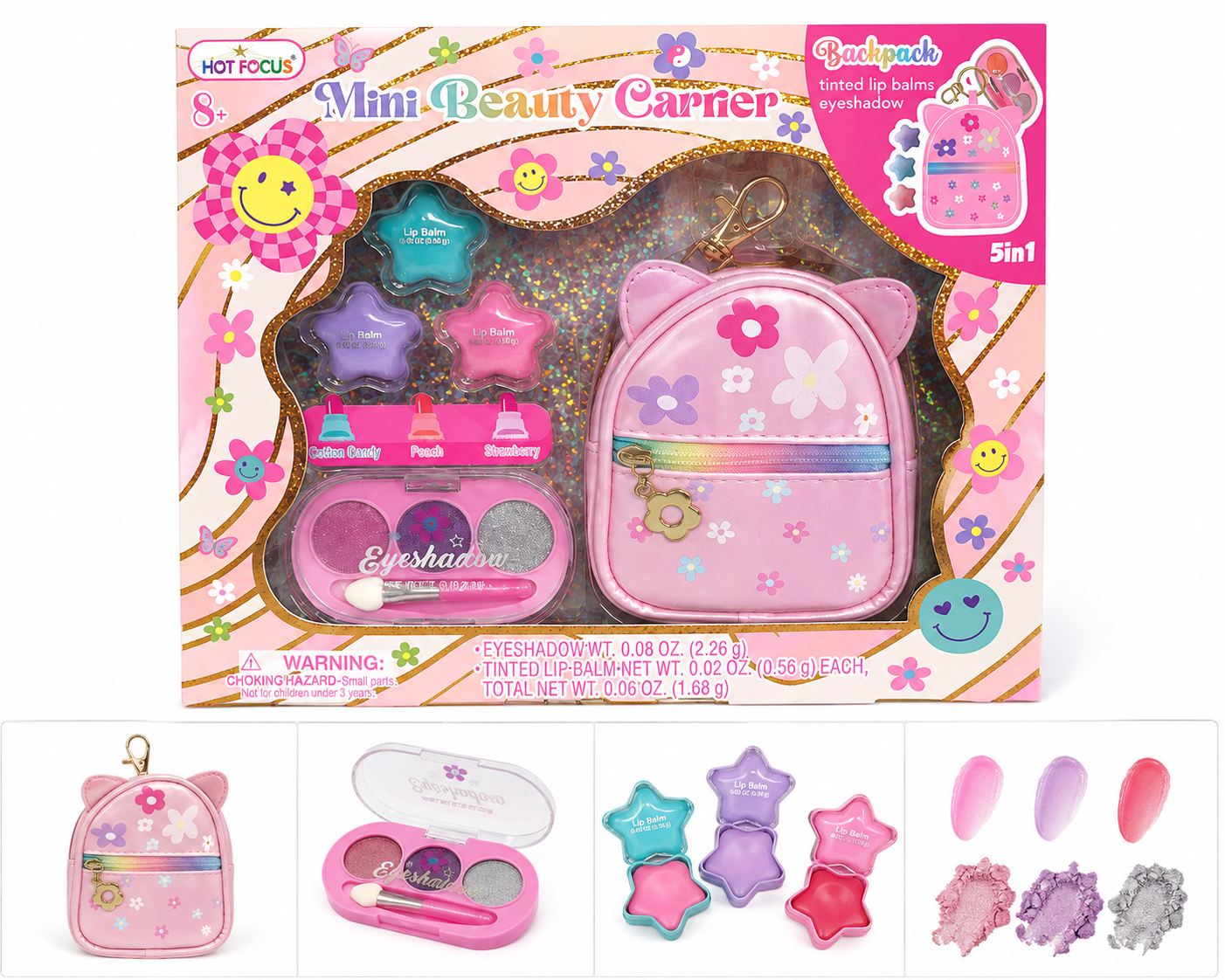 Mini Beauty Carrier, Groovy Flower