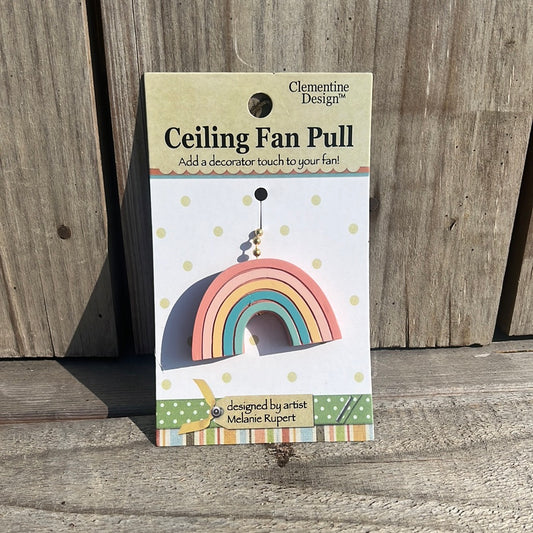 Boho Rainbow Fan Pull