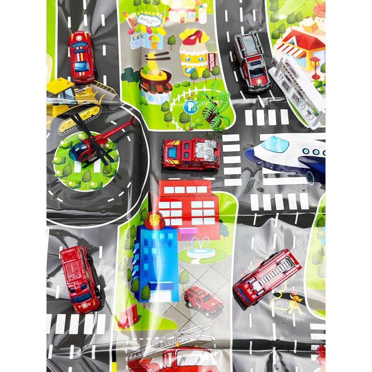 Kids Metal Alloy Cars Fire Truck Series Toys