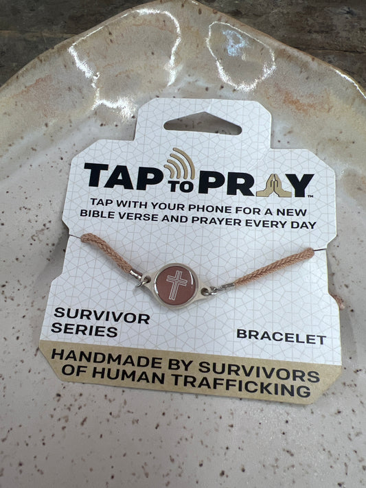 Tap to Pray - Survivor Series -  Mocha + Cross