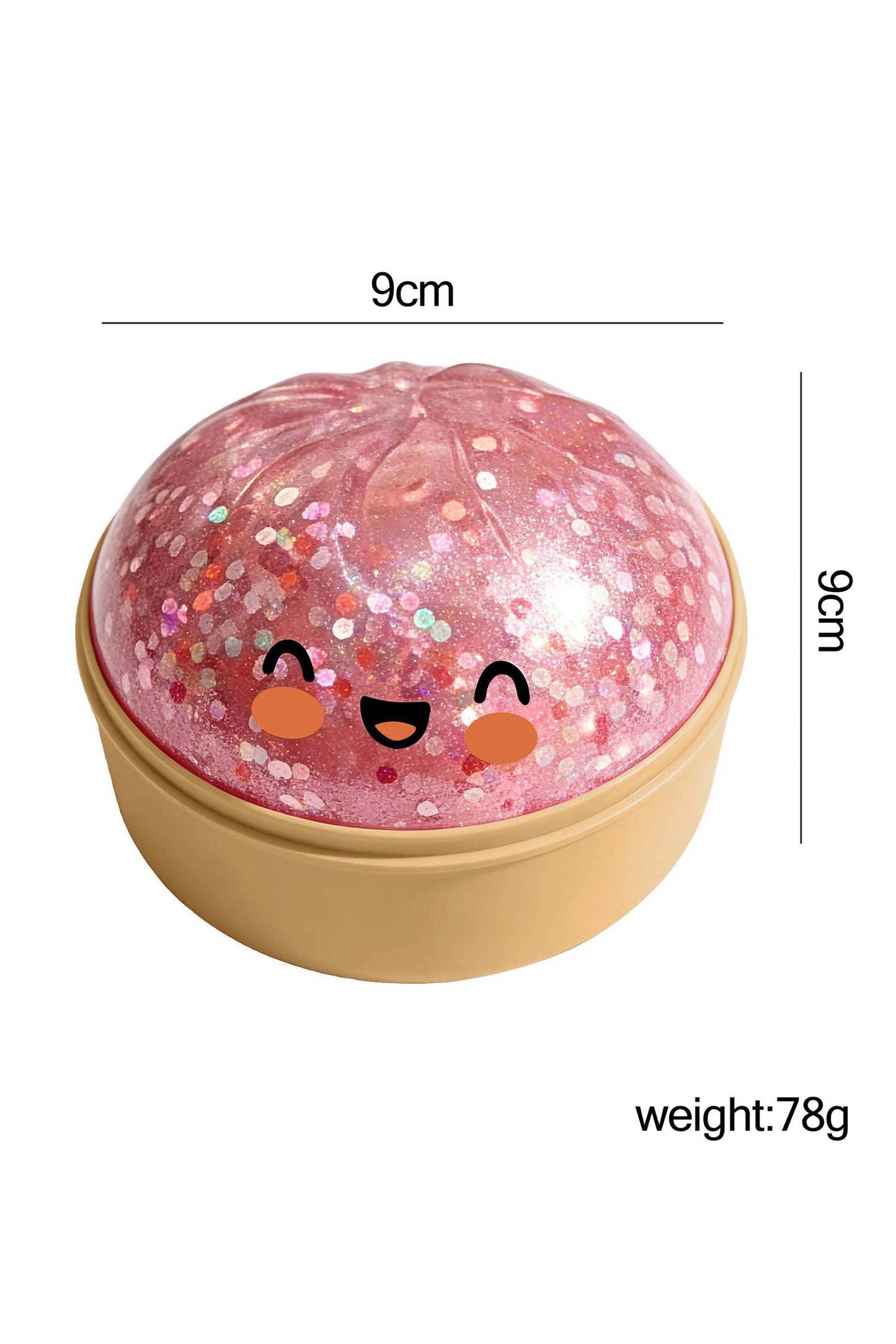Slow Rise Relieve Pressure Mystery Duck Dumpling Squishy Toy: Blossom Steamed Bun Dumplings / ONE SIZE