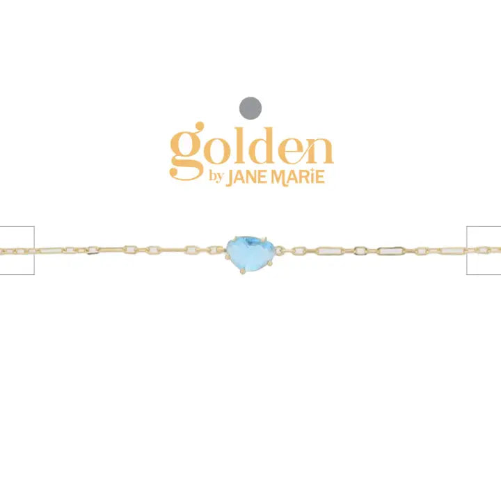 March Stone Bracelet