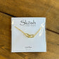 Gold Plated Links Necklace & Earrings