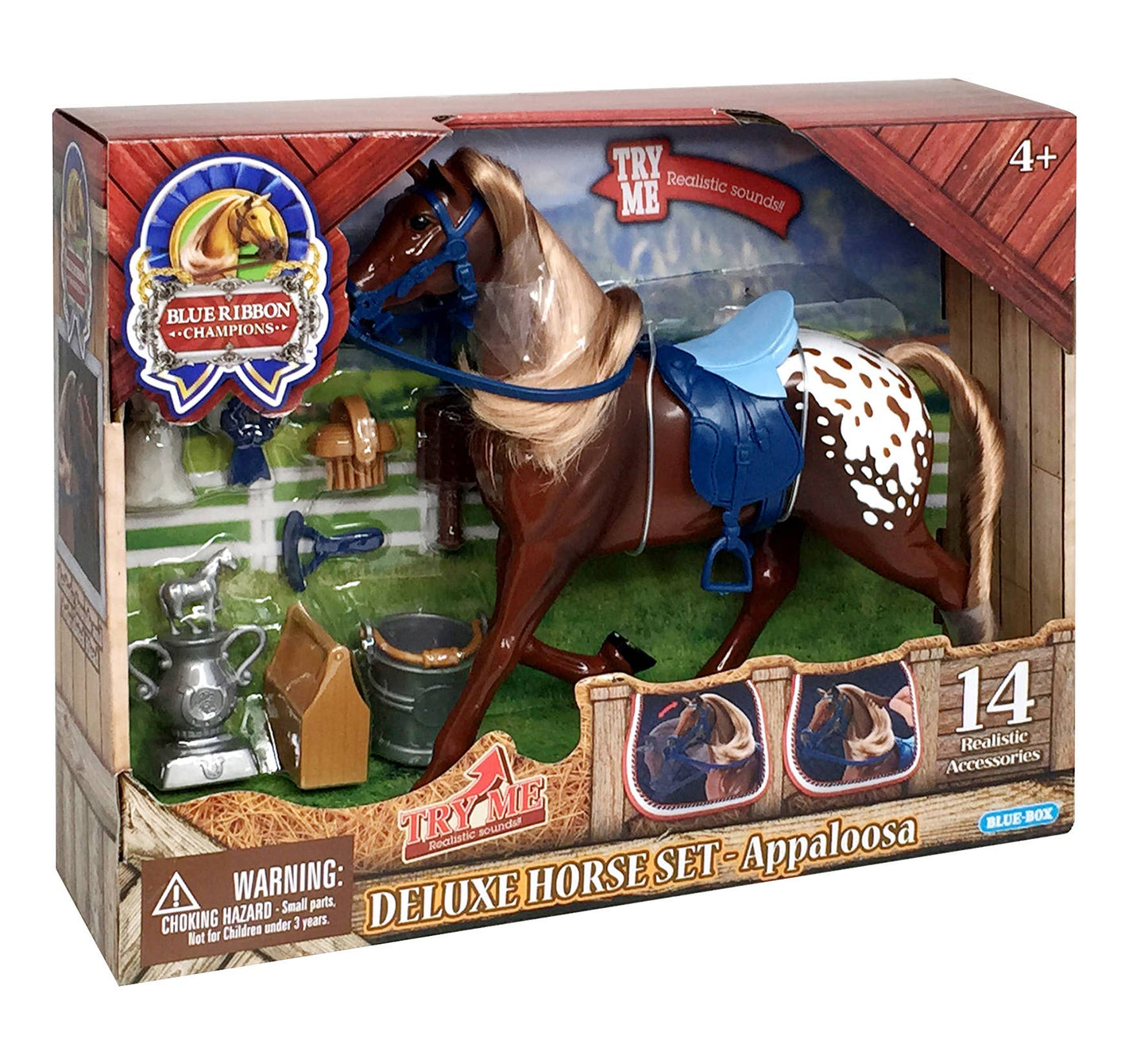 Blue Ribbon Champions Deluxe Horses Playsets Assorted Styles