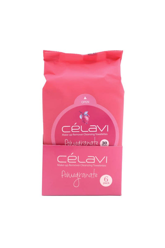 Celavi Makeup Cleansing Towelette Pomegranate