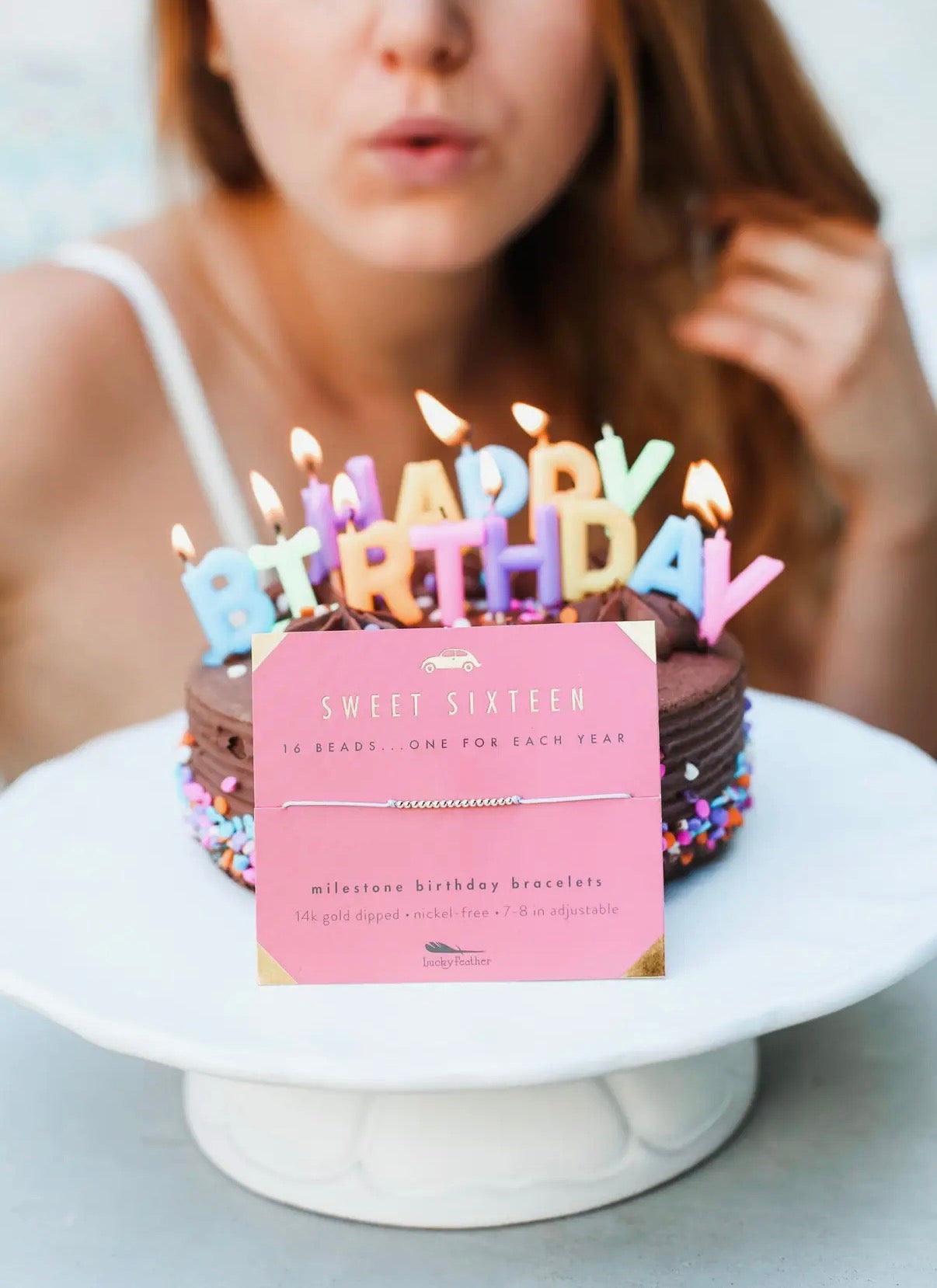 Sweet Sixteen Milestone Birthday Bracelet