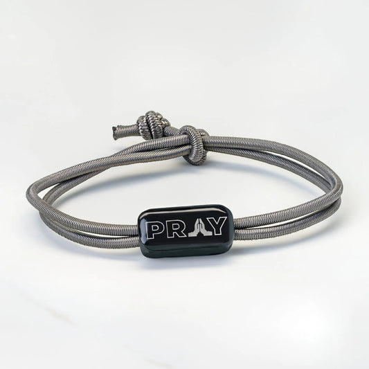 Tap to Pray - Survivor Series Tactical Bracelet - Slate + Pray